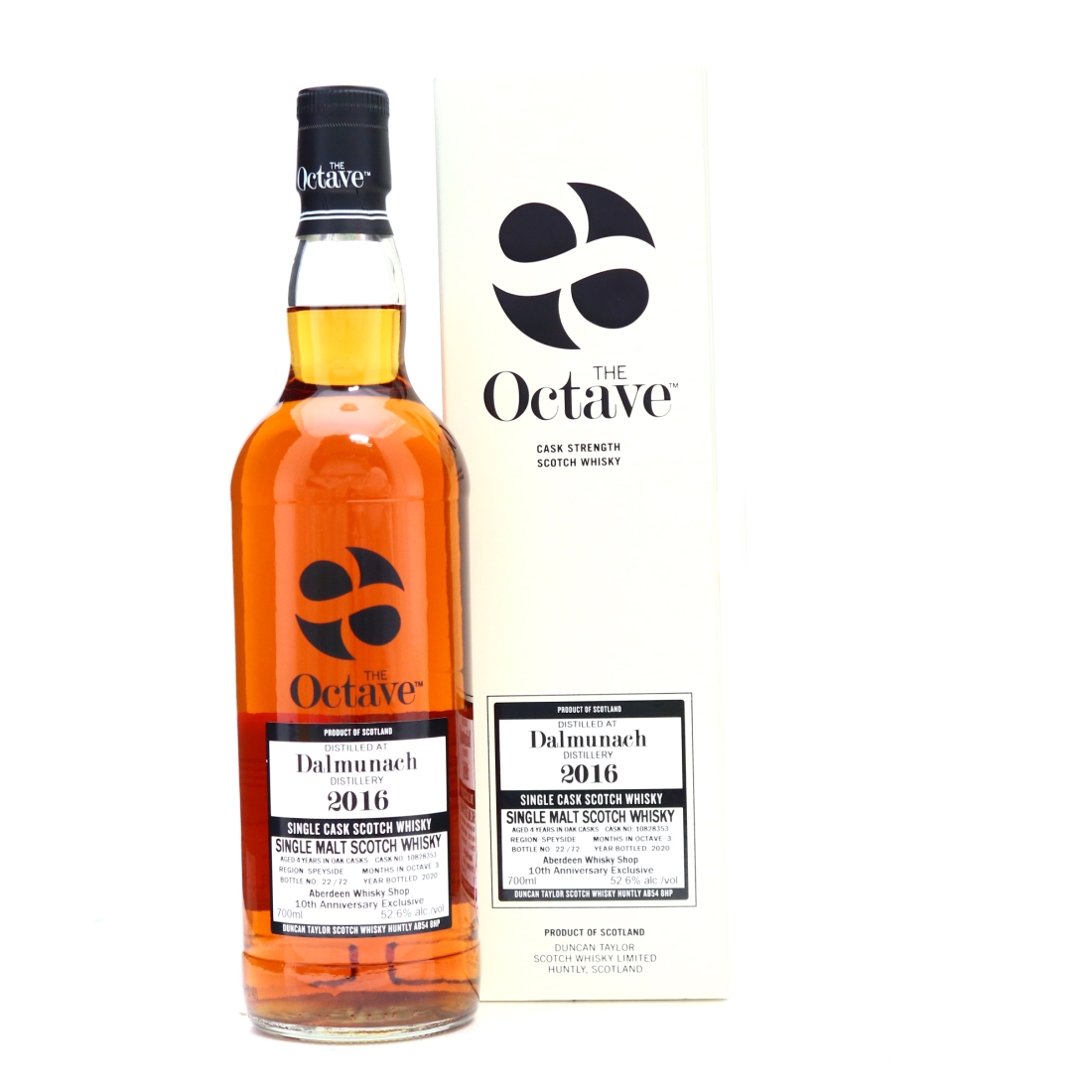 Dalmunach 2016 Duncan Taylor 4 Year Old The Octave / Aberdeen Whisky Shop