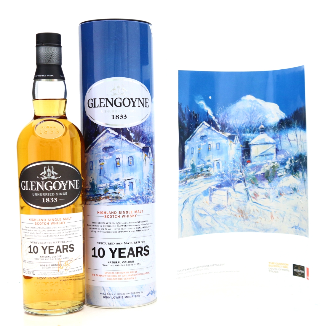 Glengoyne 10 Year Old / Glasgow School of Art Mackintosh Appeal / Winter