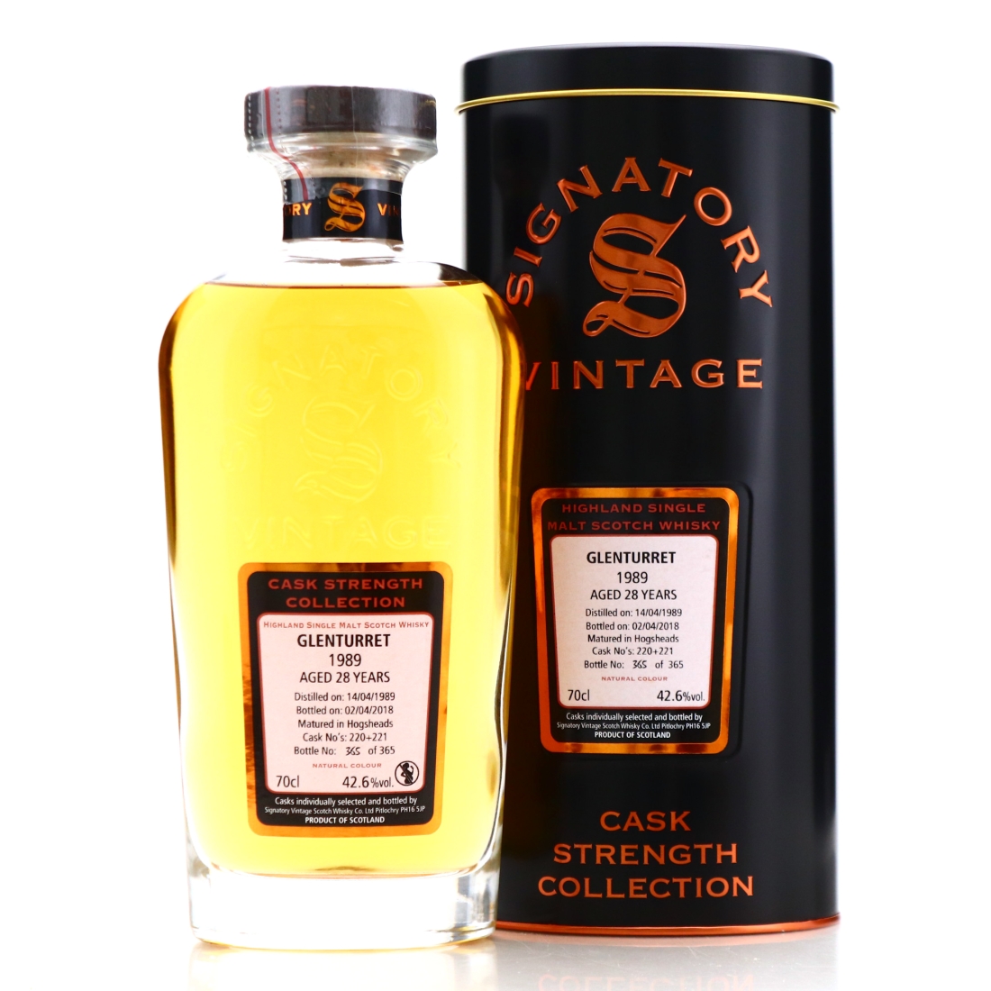 Glenturret 1989 Signatory Vintage 28 Year Old Cask Strength