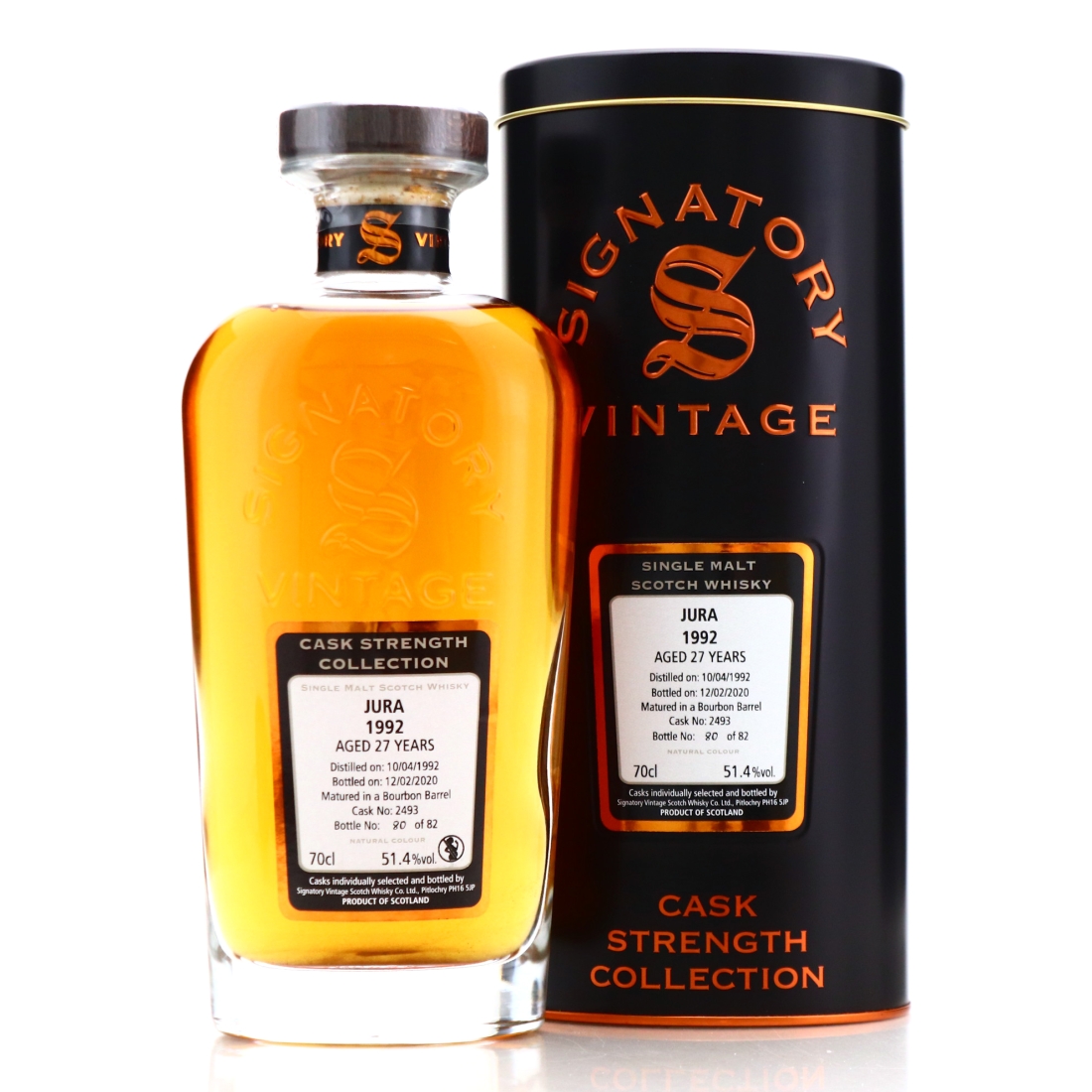 Jura 1992 Signatory Vintage 27 Year Old Cask Strength