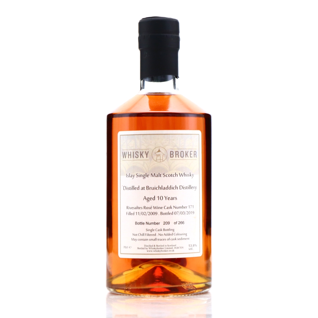 Bruichladdich 2009 Whisky Broker 10 Year Old