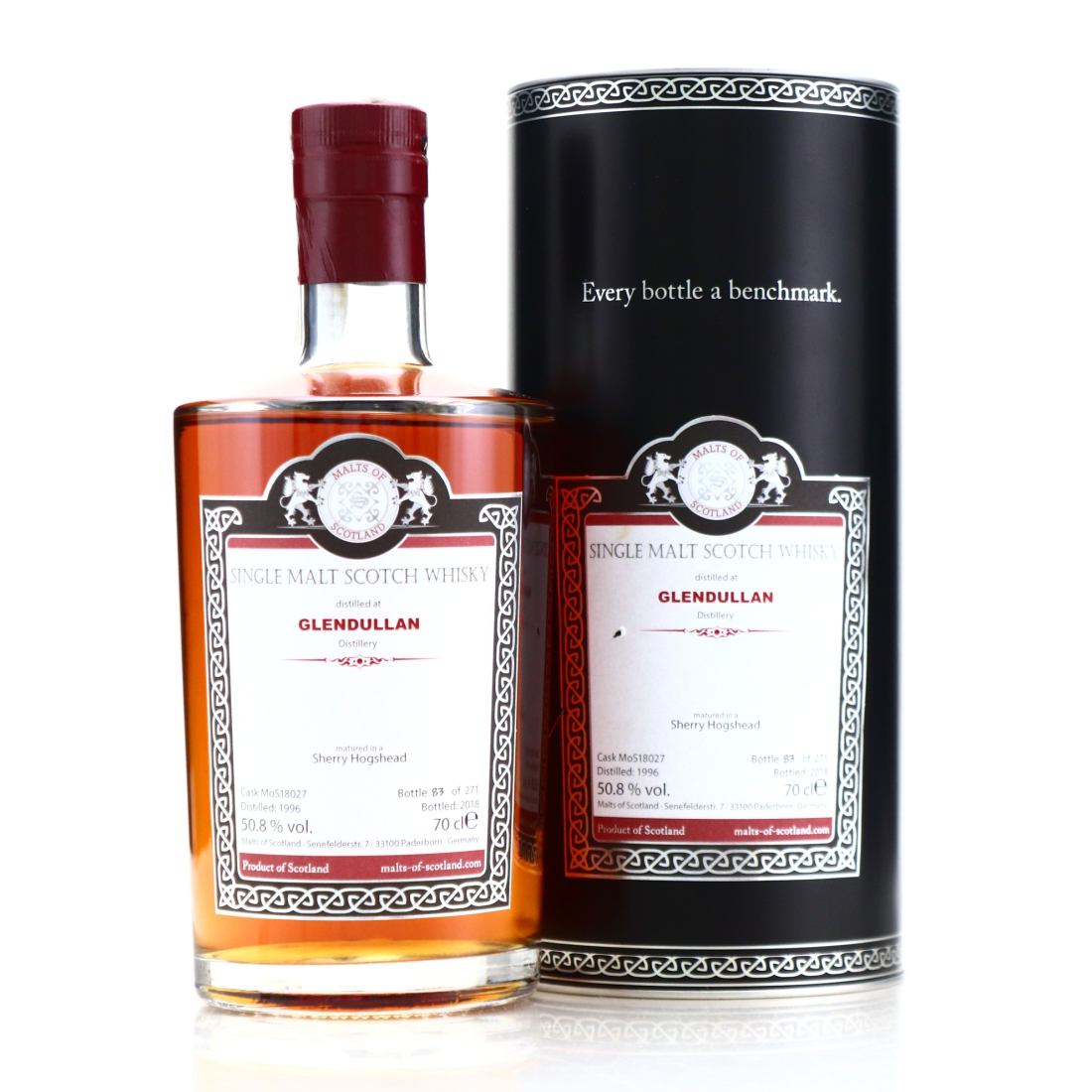 Glendullan 1996 Malts of Scotland Sherry Hogshead