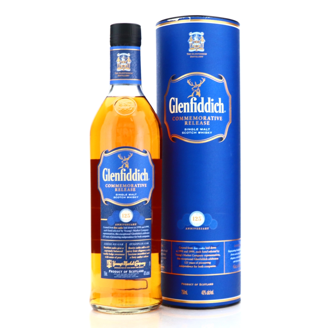 Glenfiddich 125th Anniversary Young's Market Company Commemorative Release
