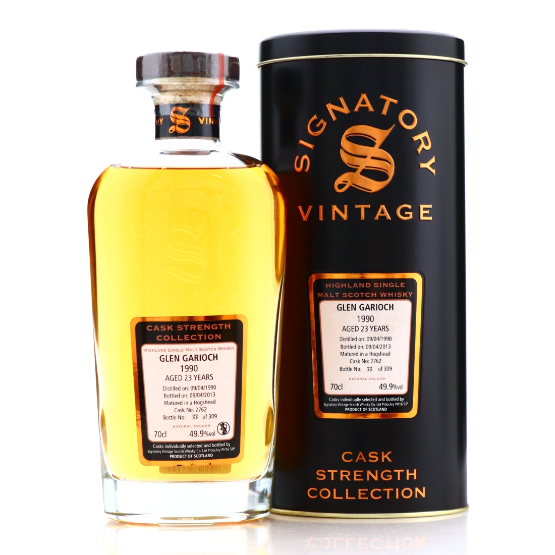 Glen Garioch 1990 Signatory Vintage 23 Year Old Cask Strength