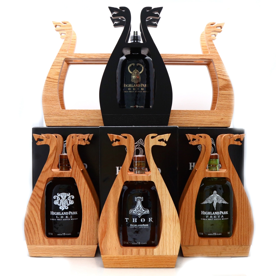 Highland Park Valhalla Collection 4 x 70cl / including Plinth