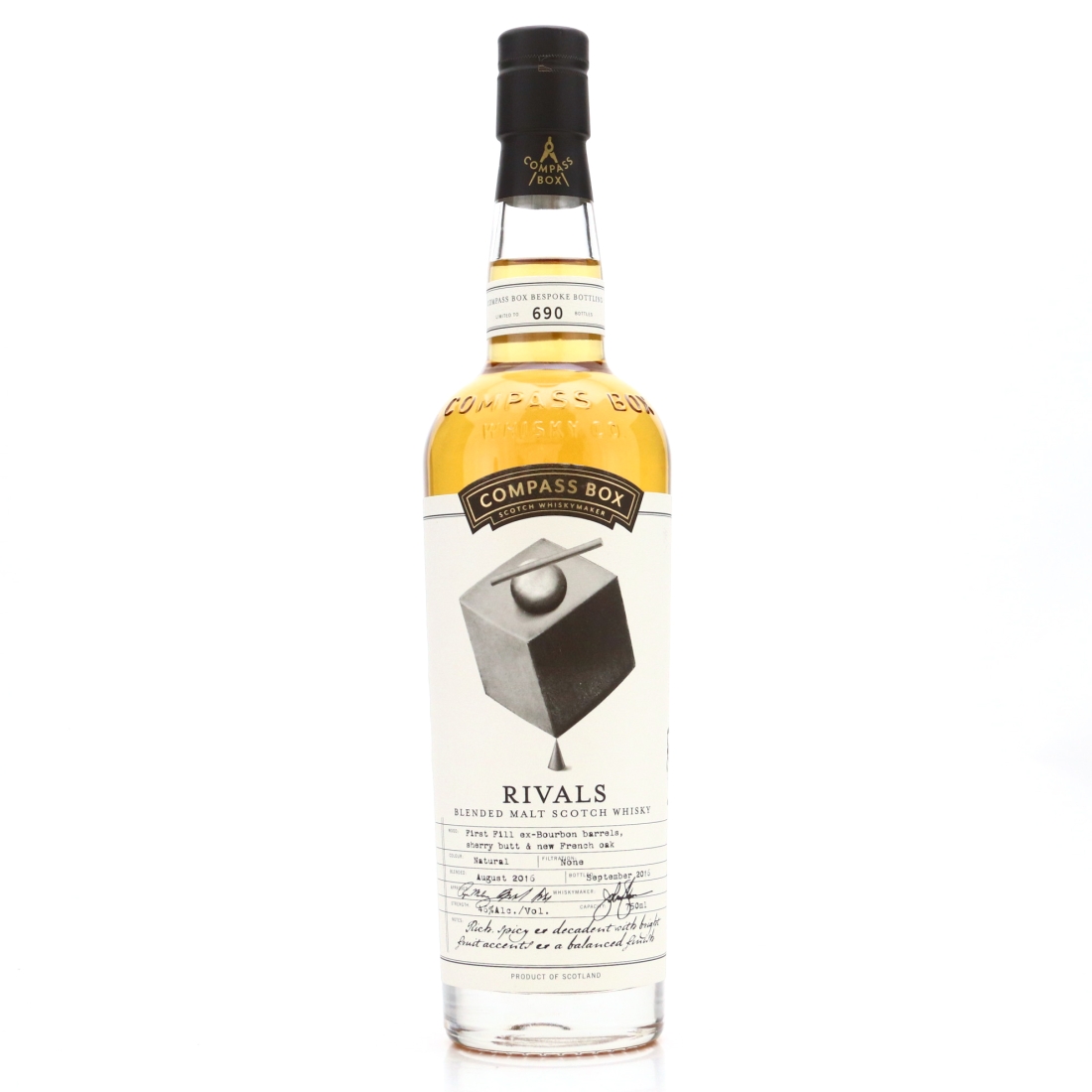 Compass Box Rivals 75cl / US - Signed by John Glaser