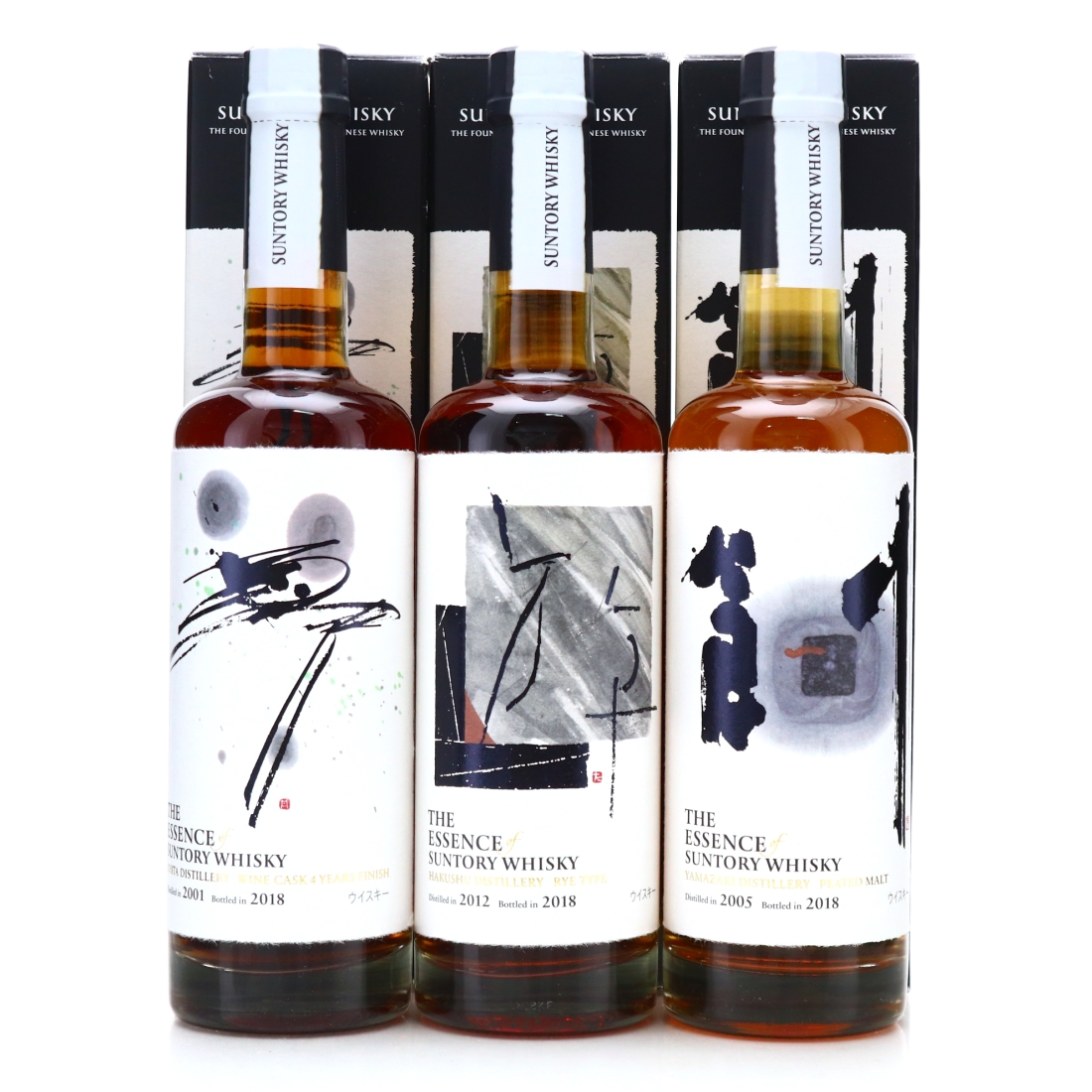 Essence of Suntory 2018 Releases 3 x 50cl / Yamazaki, Hakushu, & Chita
