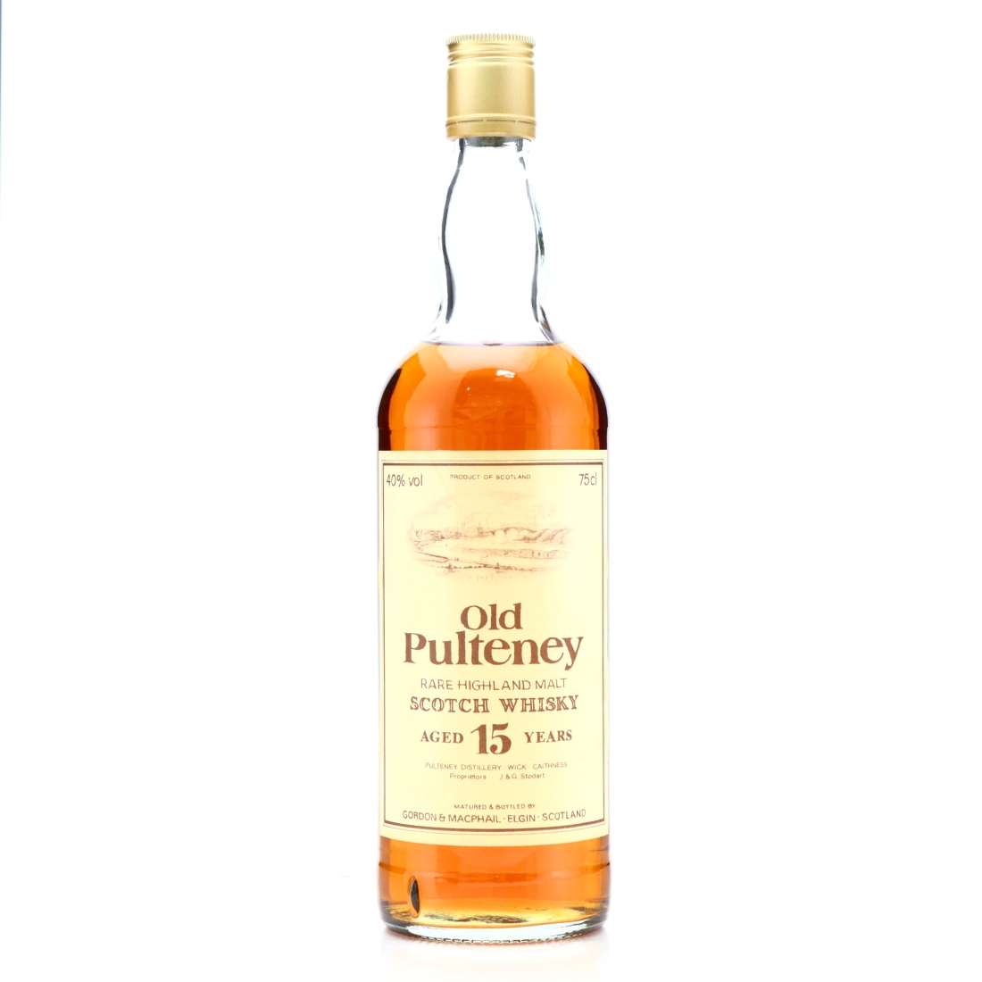 Old Pulteney 15 Year Old Gordon and MacPhail 1980s