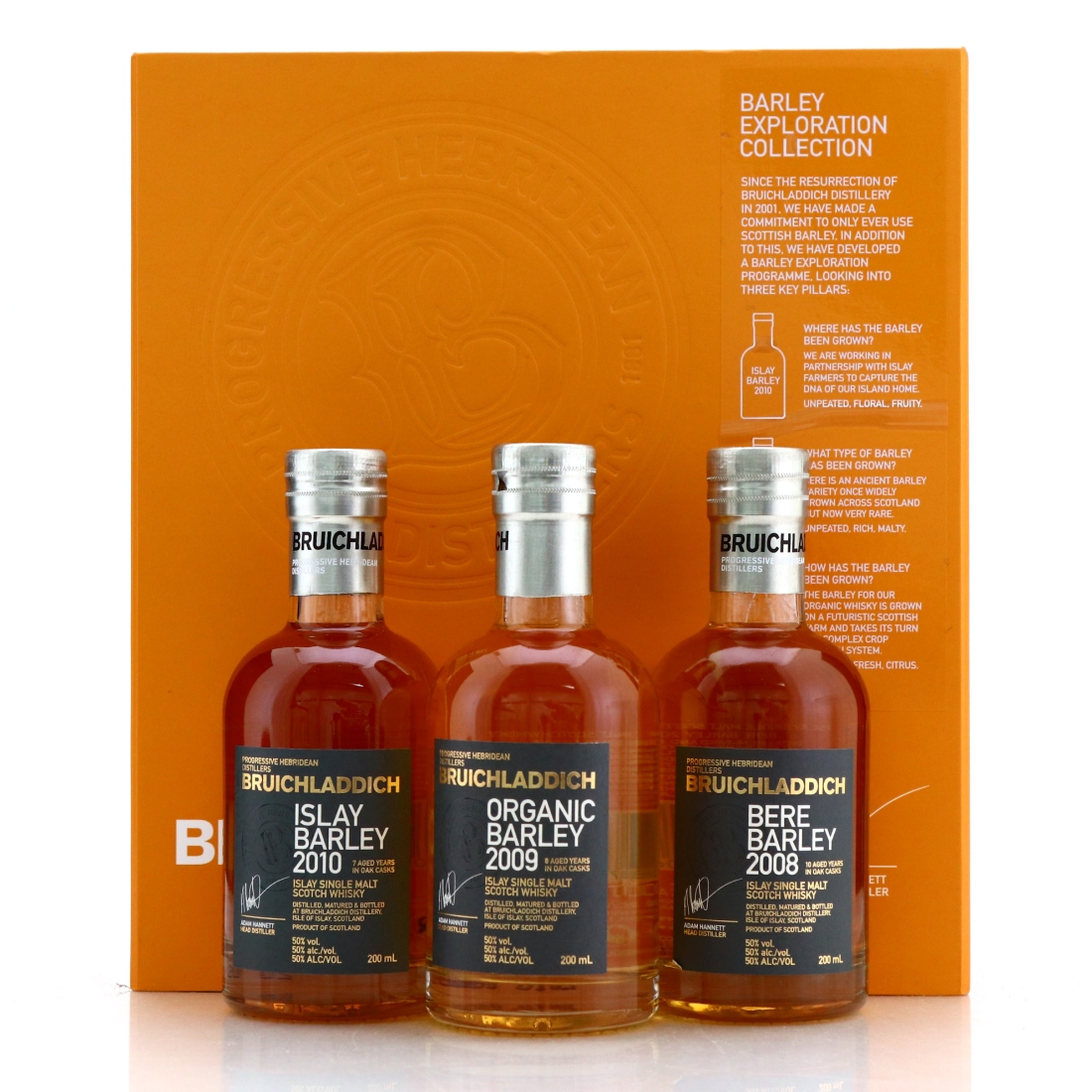 Bruichladdich Barley Exploration Collection 3 x 20cl