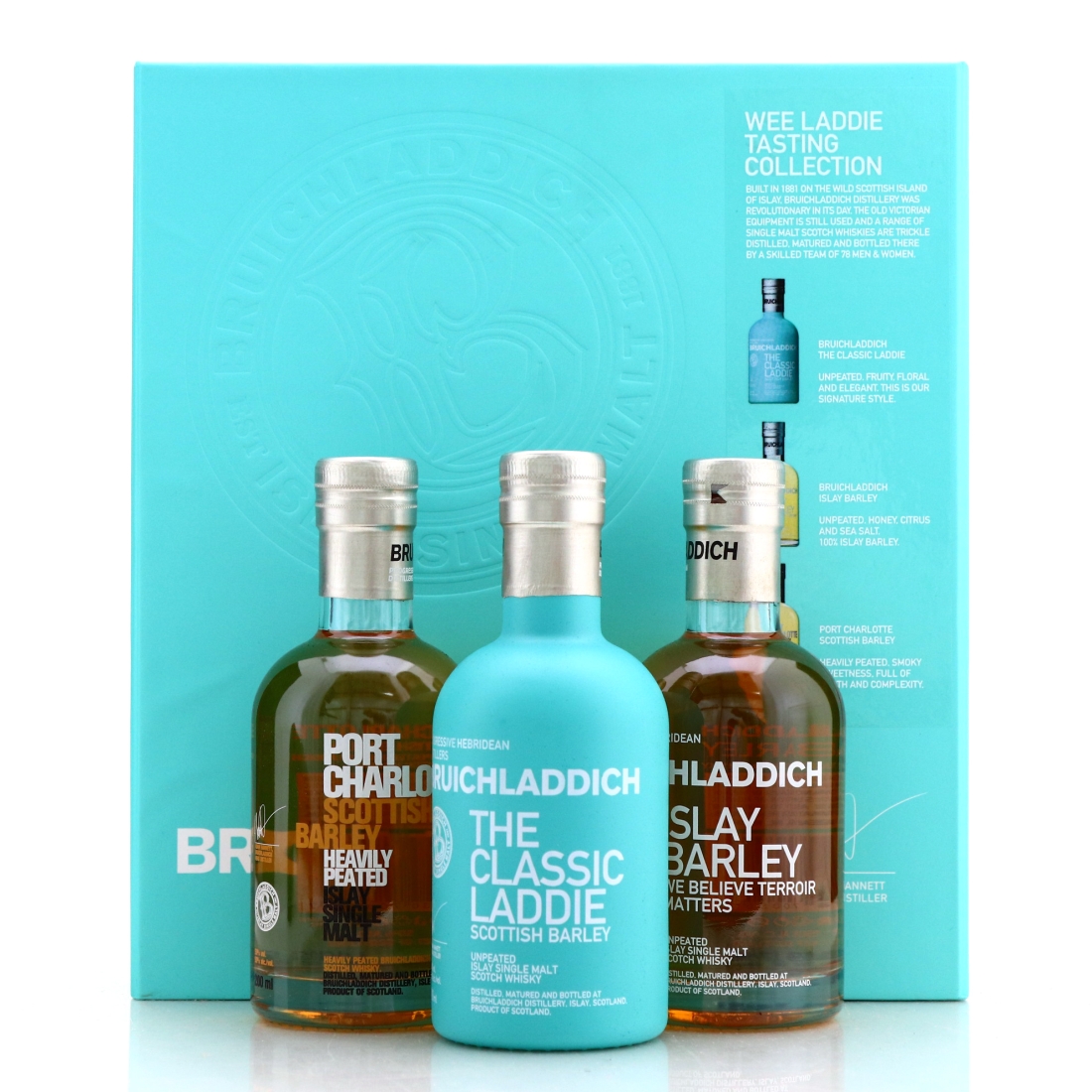 Bruichladdich Wee Laddie Tasting Collection 3 x 20cl