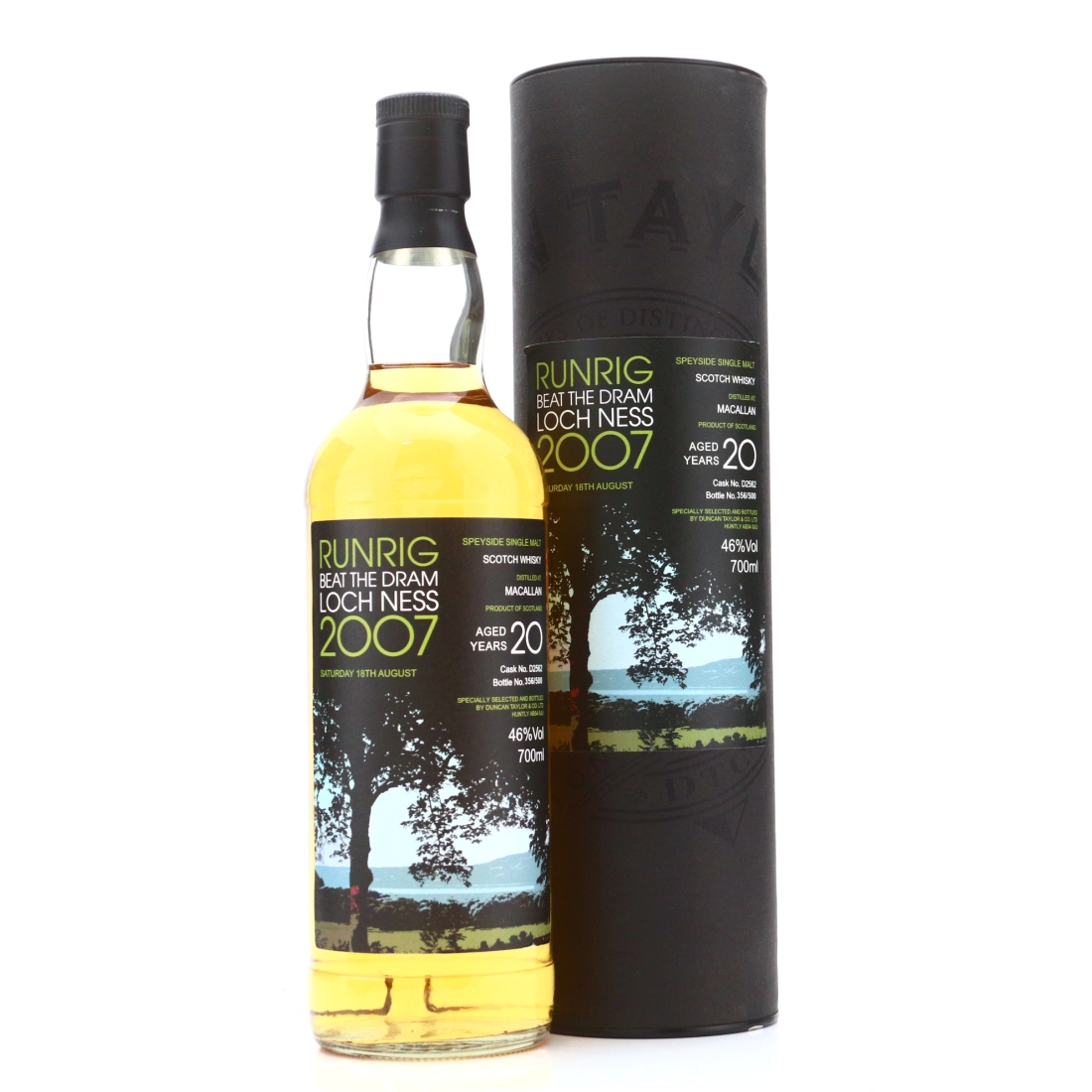Macallan Runrig Loch Ness 2007 20 Year Old