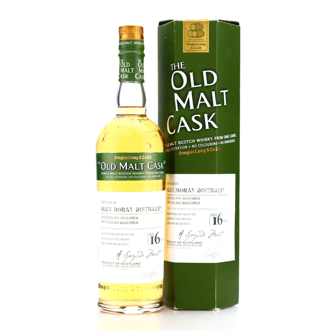 Glen Moray 1991 Douglas Laing 16 Year Old