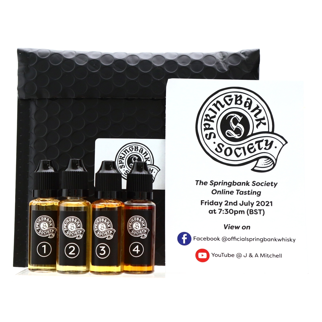 Springbank 28 Year Old Virtual Tasting Samples x 3