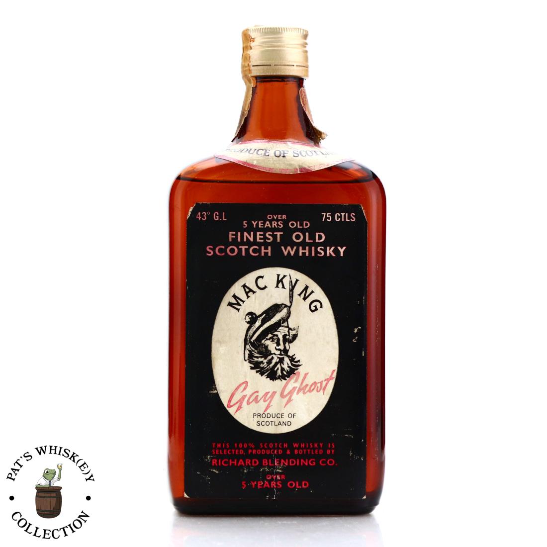 Mac King Gay Ghost 5 Year Old Scotch Whisky 1960s Whisky | Whisky ...