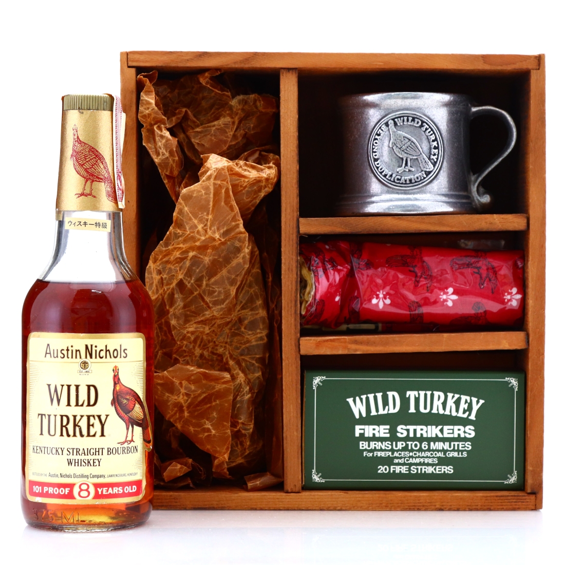 Wild Turkey 8 Year Old 101 Proof 37.5cl 1984 Gift Pack