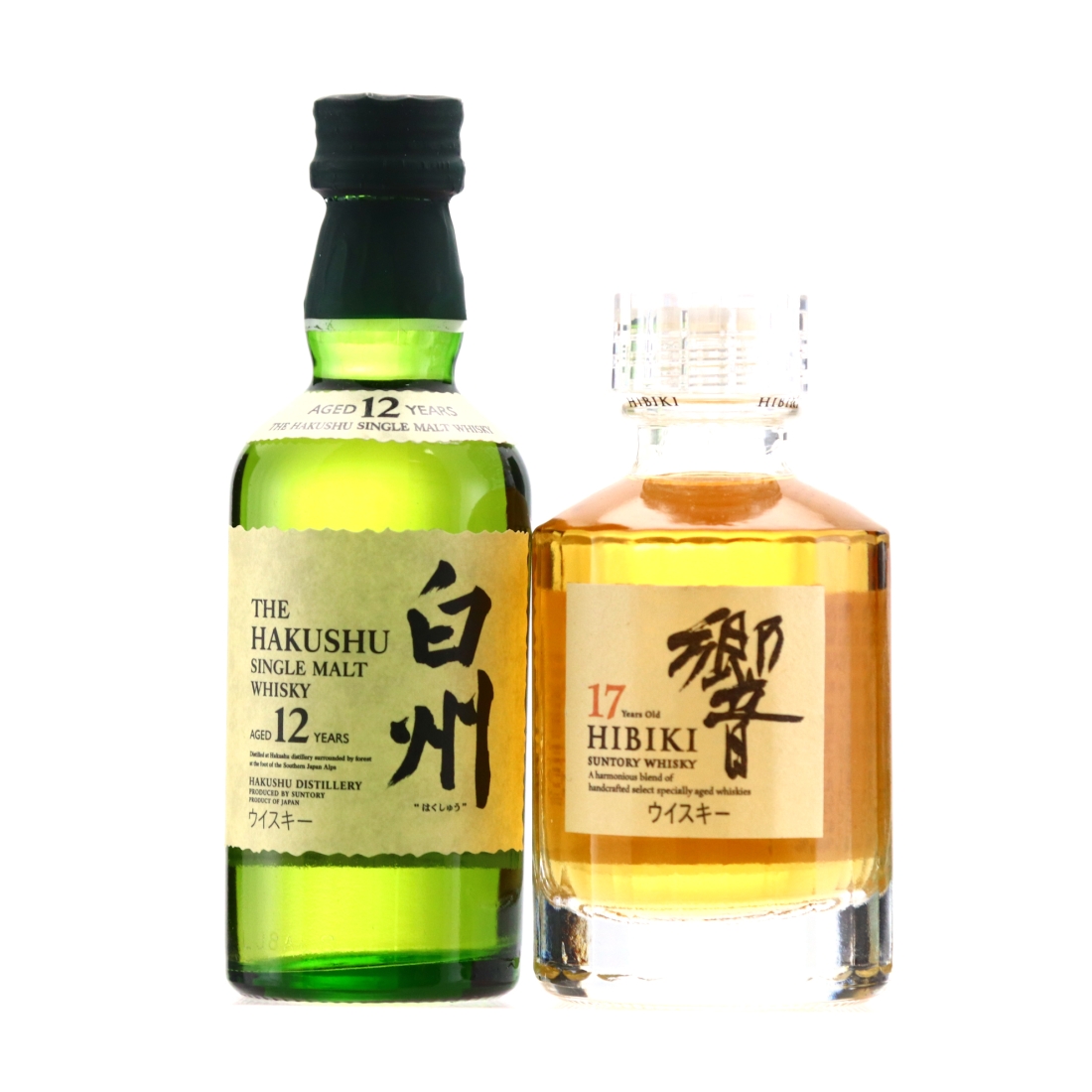 Hakushu & Hibiki Miniature Miniature x 2