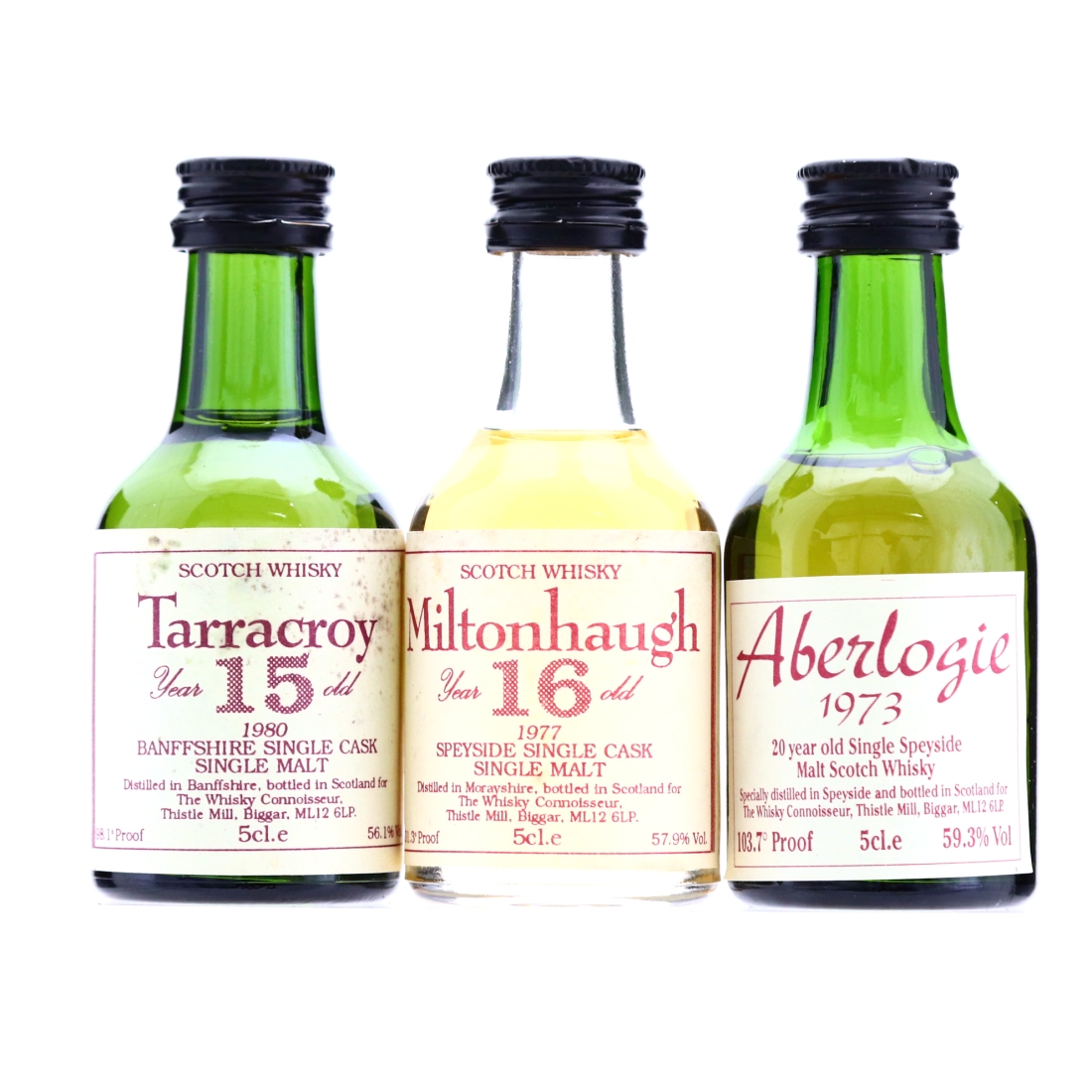 Whisky Connoisseur Miniatures x 3 / Including Macallan
