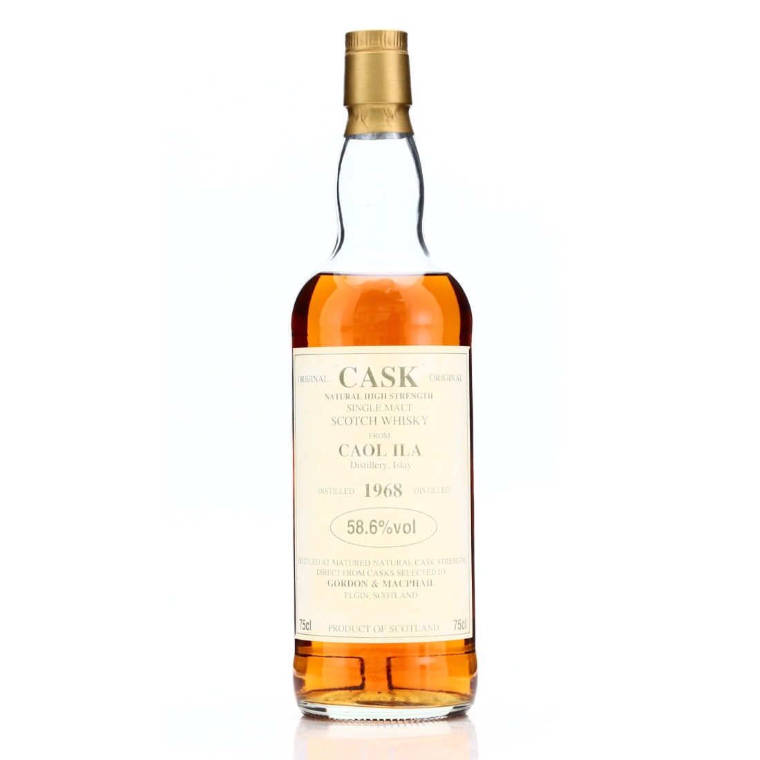 Caol Ila 1968 Gordon and MacPhail Original 'Cask'