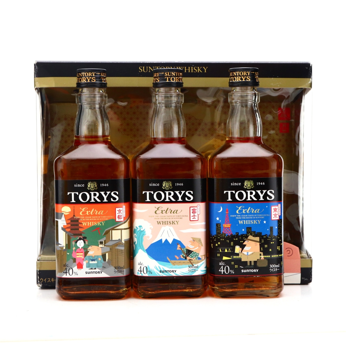 Suntory 'Torys' Extra Gift PAck 3 x 30cl
