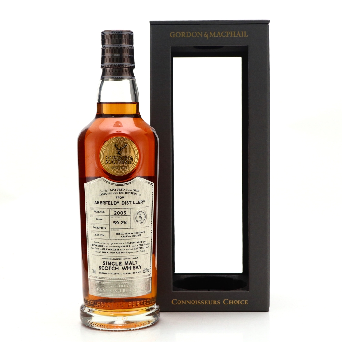 Aberfeldy 2003 Gordon and MacPhail 16 Year Old Batch #20/039