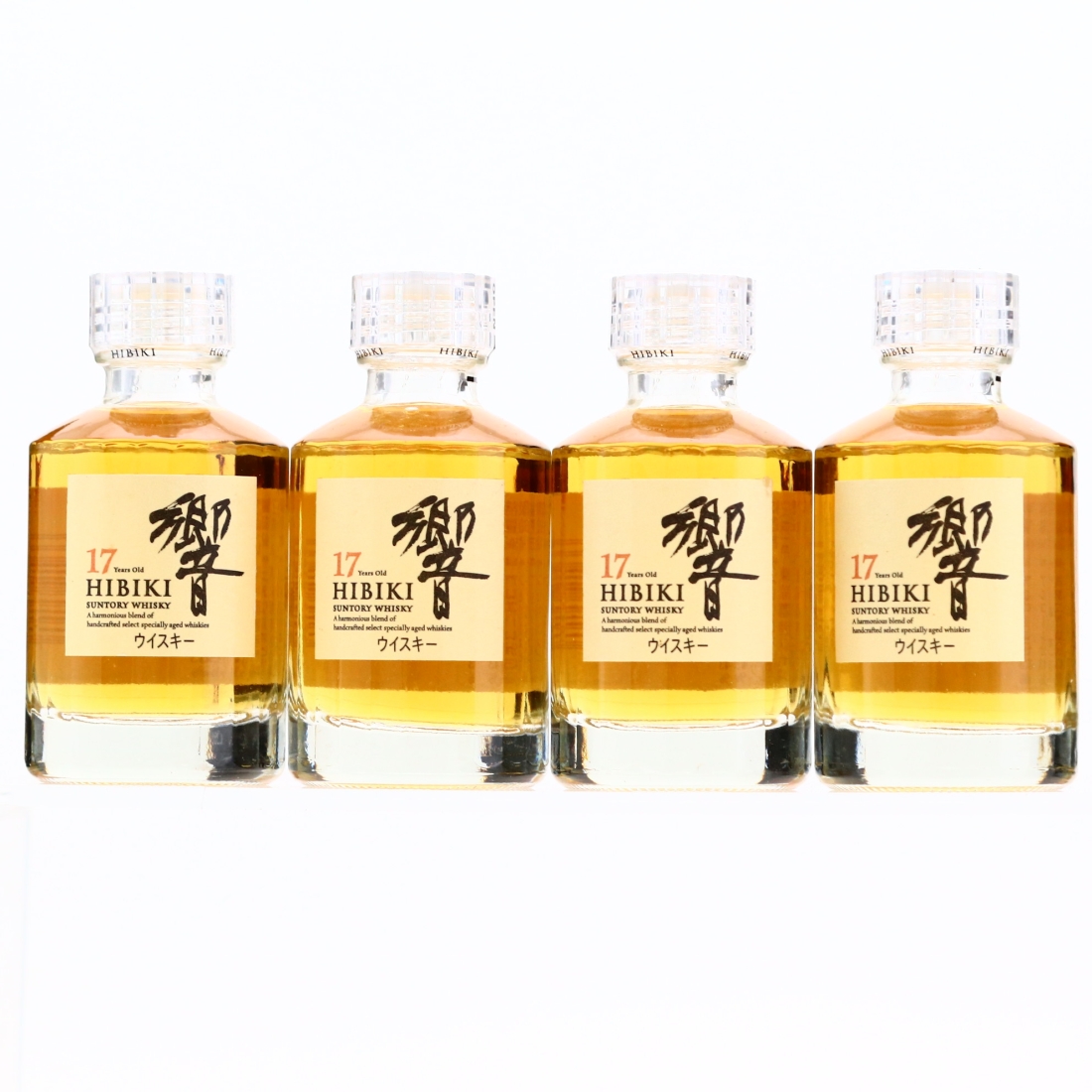 Hibiki 17 Year Old Miniature x 4