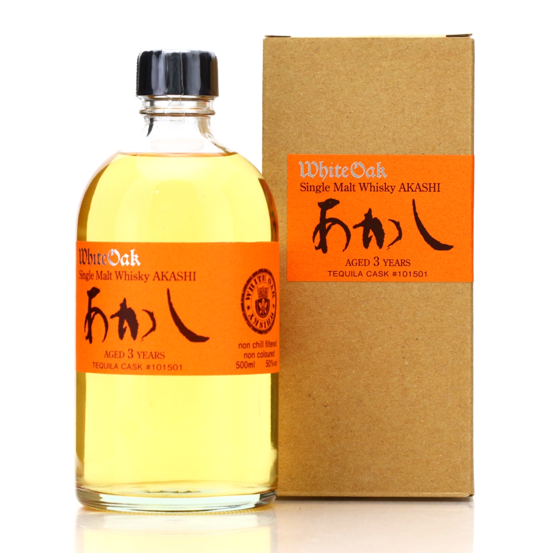 Akashi 3 Year Old Single Tequila Cask #101501 50cl