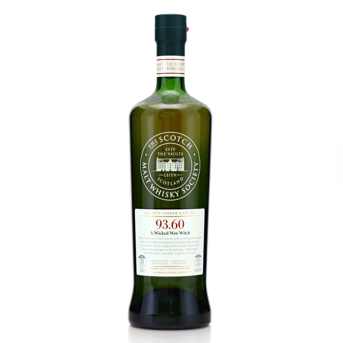Glen Scotia 1992 SMWS 21 Year Old 93.60