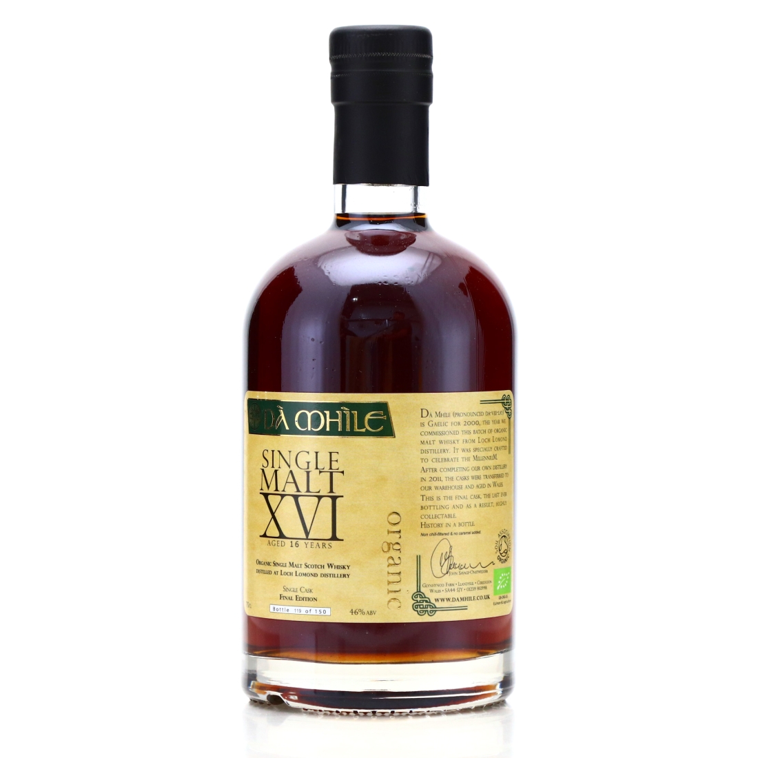 Loch Lomond 2000 Da Mhile 16 Year Old Organic Single Cask / Final Edition