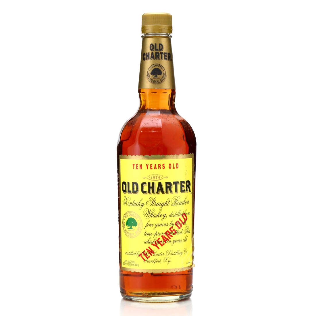 Old Charter 10 Year Old Kentucky Straight Bourbon pre-2007