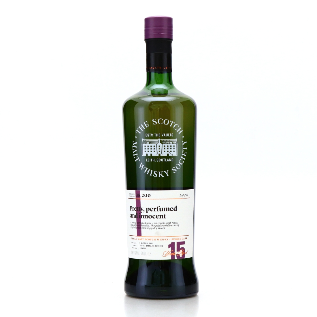 Glen Moray 2001 SMWS 15 Year Old 35.200