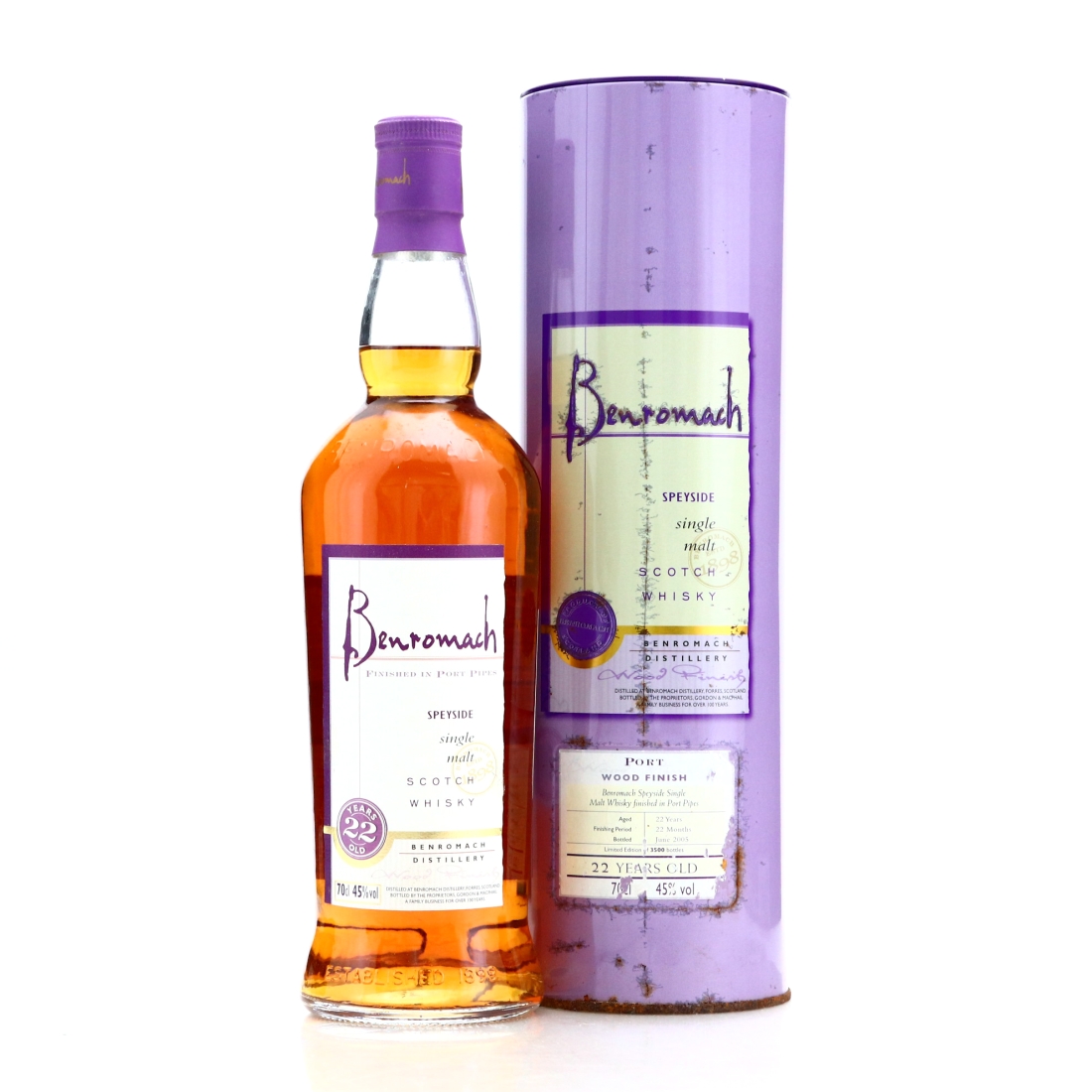 Benromach 22 Year Old Port Wood Finish