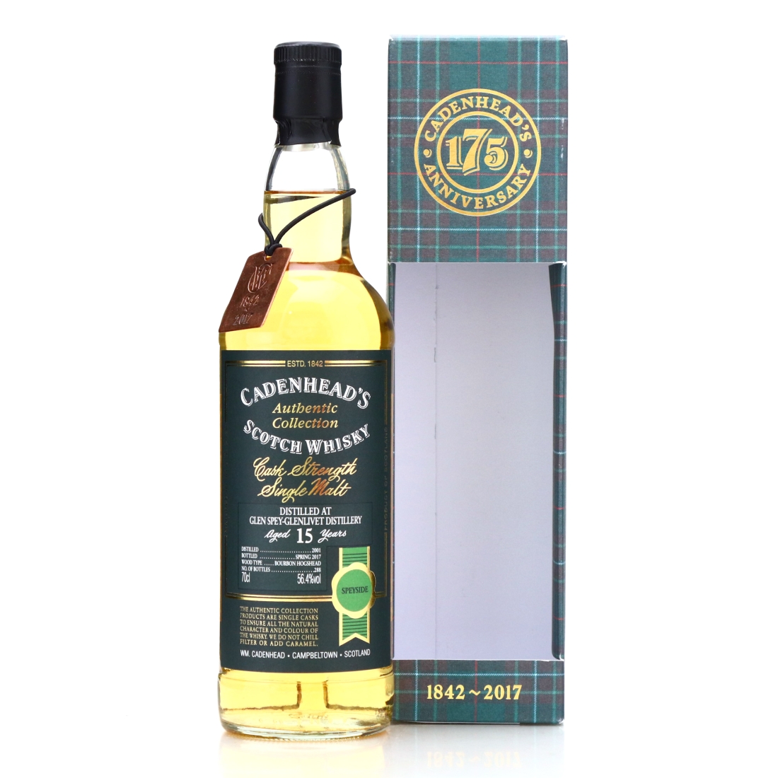 Glen Spey 2001 Cadenhead's 15 Year Old