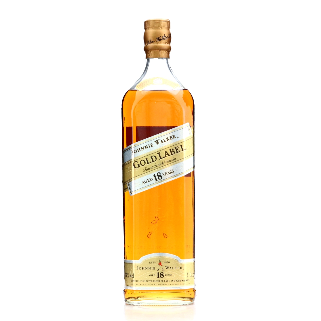 Johnnie Walker Gold Label 18 Year Old 1 Litre 2000 / Opening UDV SJ Amsterdam