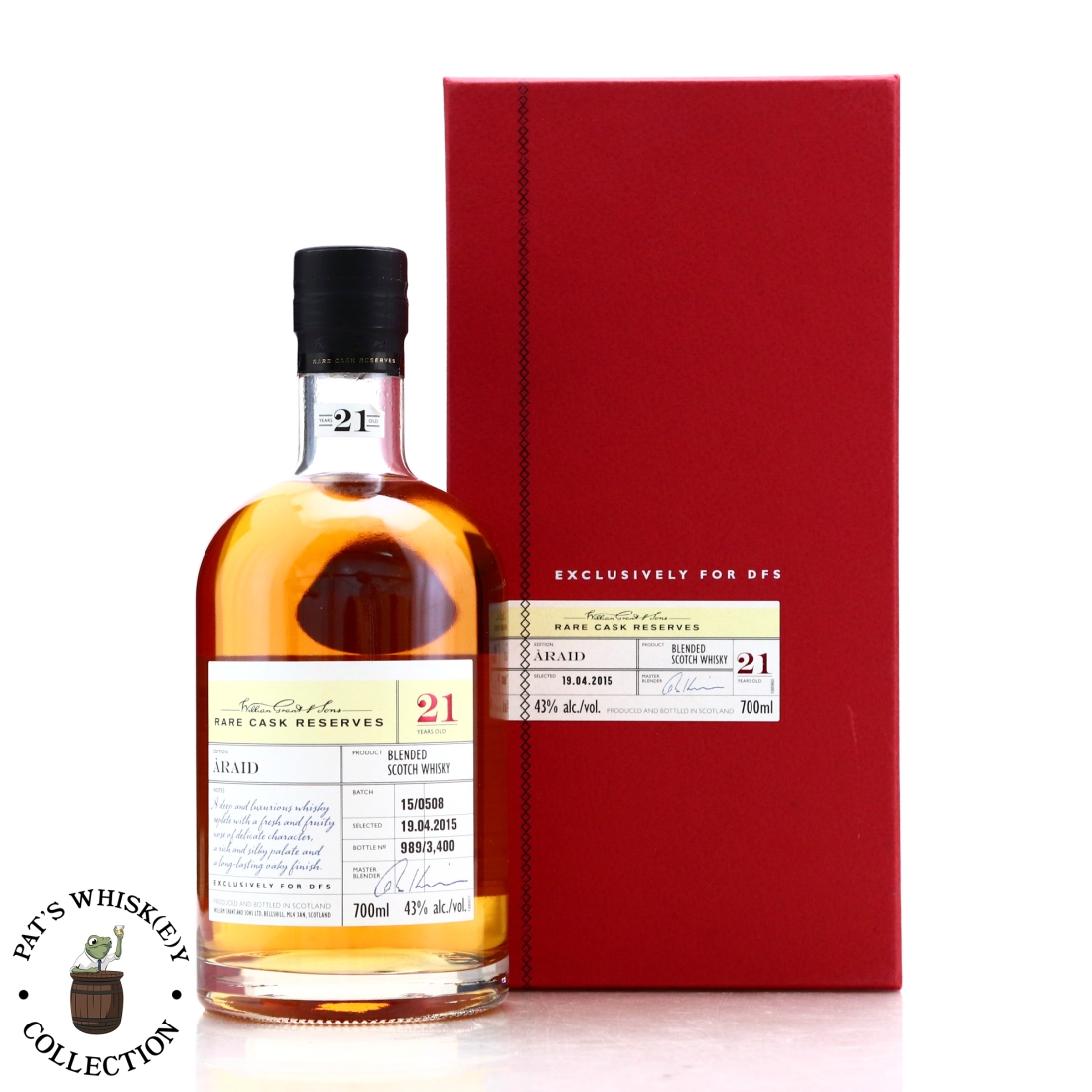 Araid 21 Year Old Rare Cask Reserves / DFS