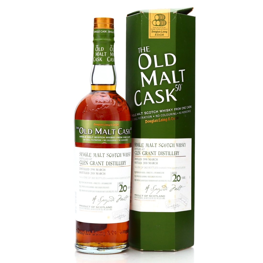 Glen Grant 1990 Douglas Laing 20 Year Old Sherry Cask