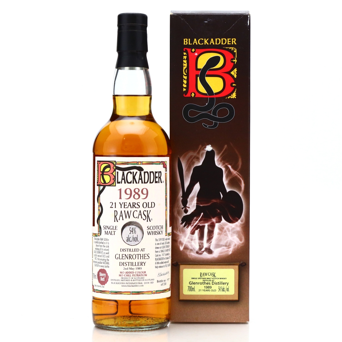 Glenrothes 1989 Blackadder 21 Years Old Raw Cask