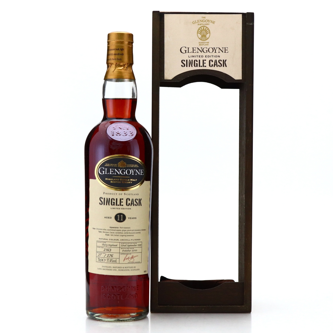 Glengoyne 1999 Single Cask 11 Year Old #2163
