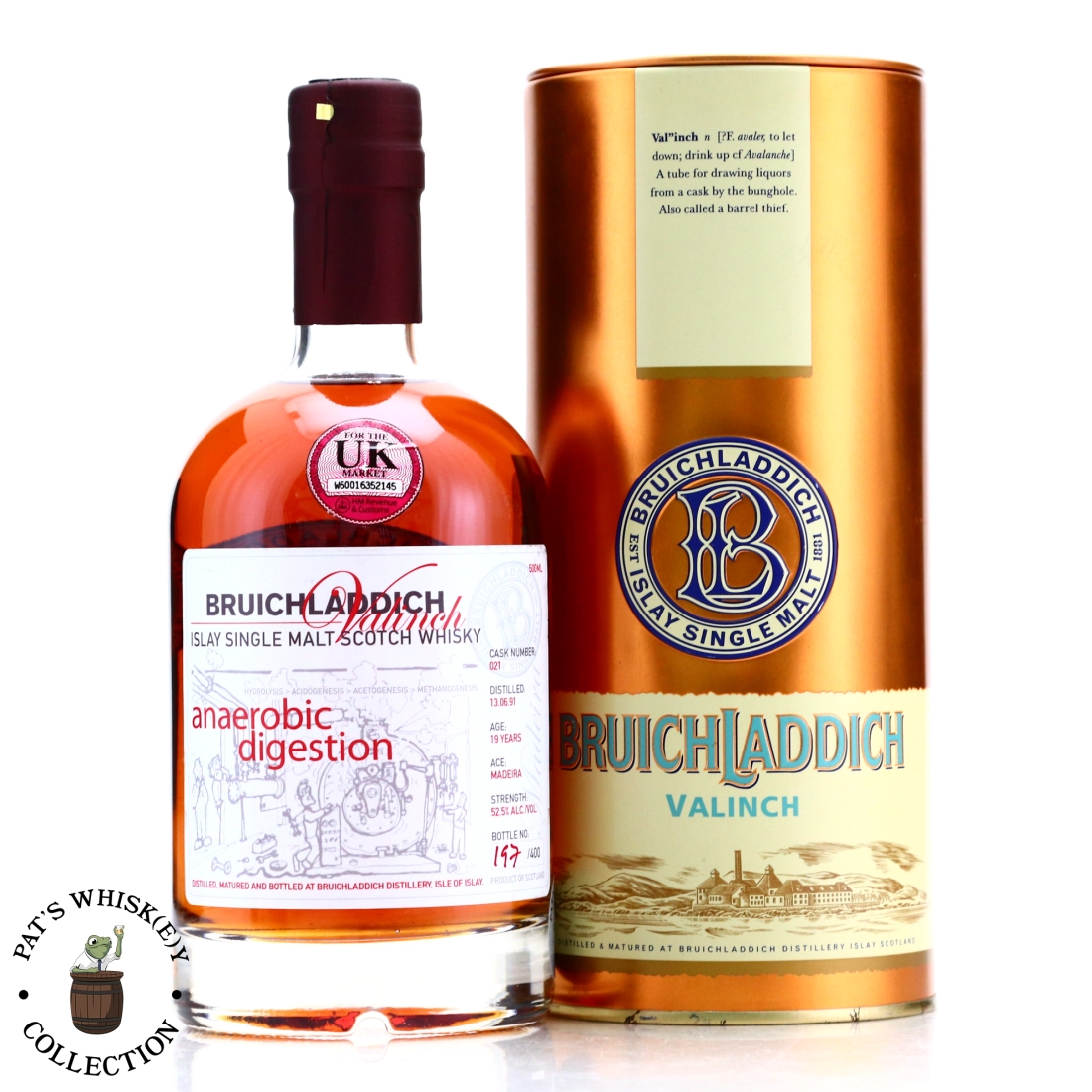 Bruichladdich 1991 Valinch 19 Year Old 'Anaerobic Digestion'