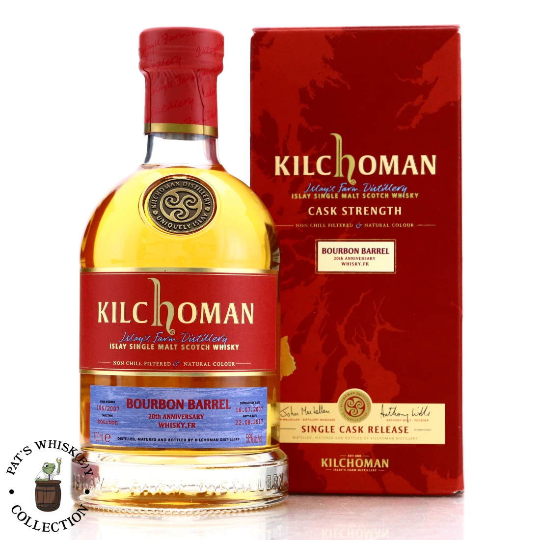 Kilchoman 2007 Single Bourbon Cask #196 / LMDW Website 20th Anniversary
