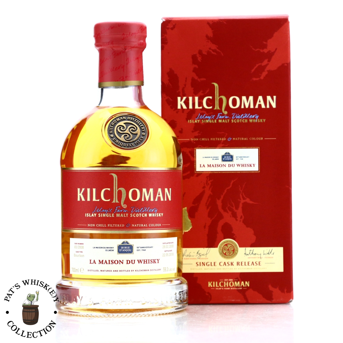 Kilchoman 2008 Single Bourbon Cask #83 / LMDW