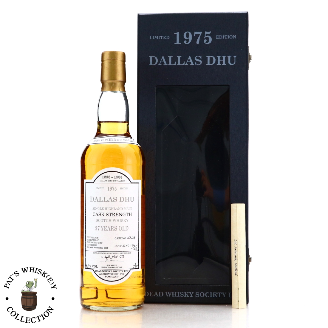 Dallas Dhu 1975 Dead Whisky Society 27 Year Old