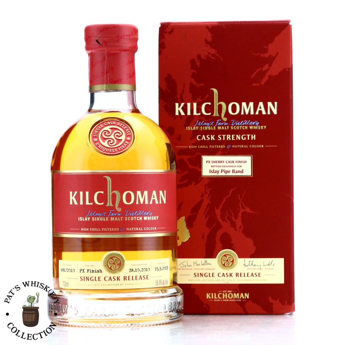 Kilchoman 2010 Single PX Cask Finish #681 / Islay Pipe Band