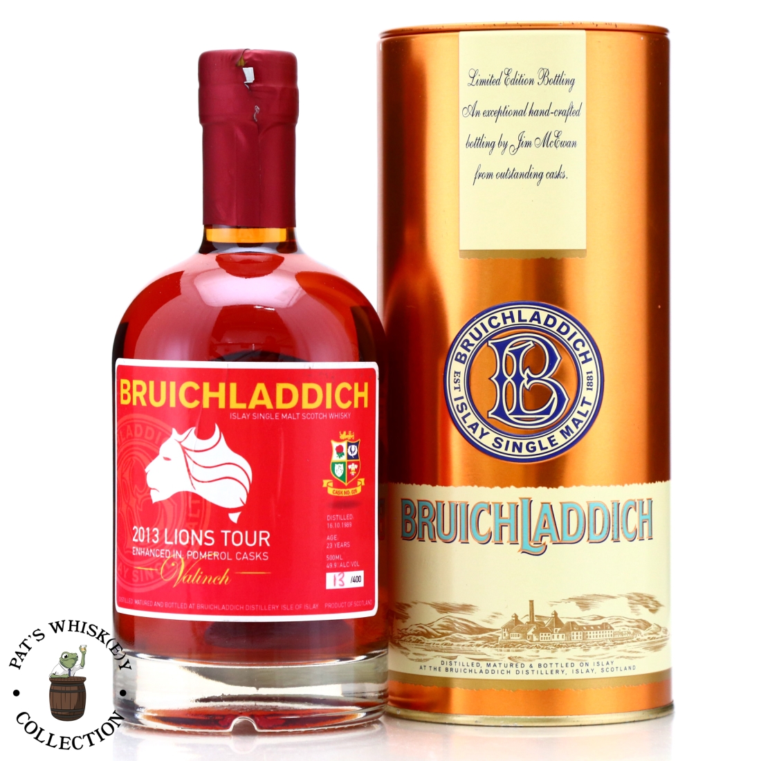 Bruichladdich 1989 Valinch 23 Year Old '2013 Lions Tour'