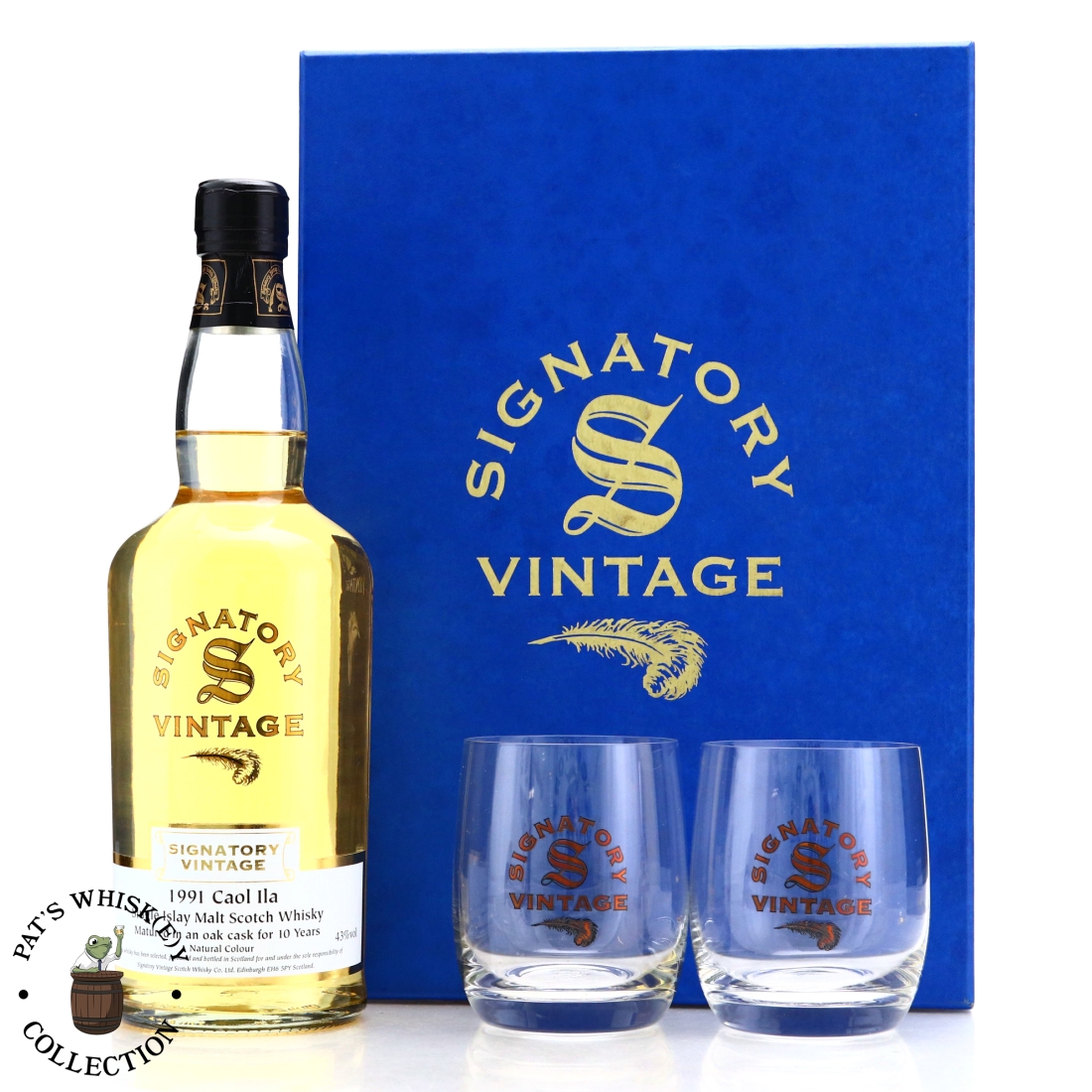 Caol Ila 1991 Signatory Vintage 10 Year Old Gift Pack