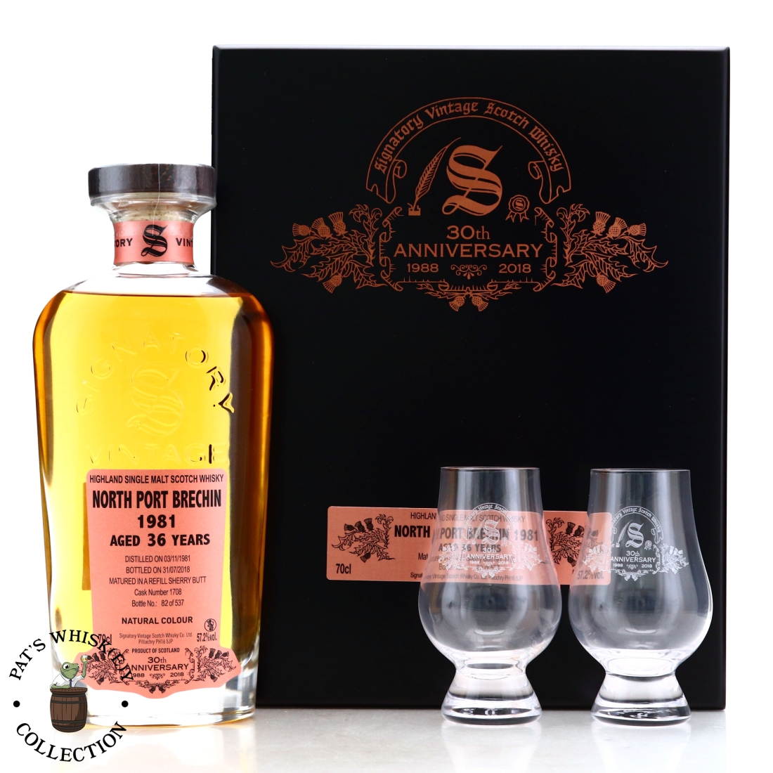 North Port-Brechin 1981 Signatory Vintage 36 Year Old / 30th Anniversary