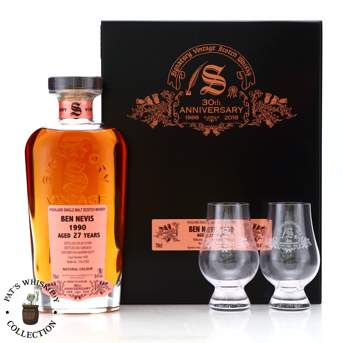 Ben Nevis 1990 Signatory Vintage 27 Year Old Cask Strength / 30th Anniversary
