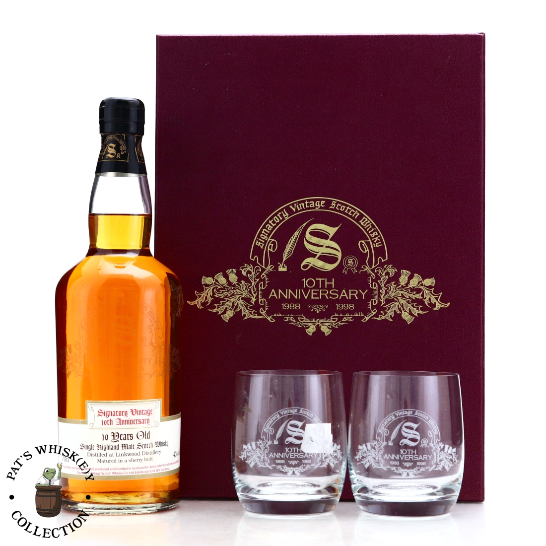 Linkwood 10 Year Old Signatory Vintage Gift Pack / 10th Anniversary