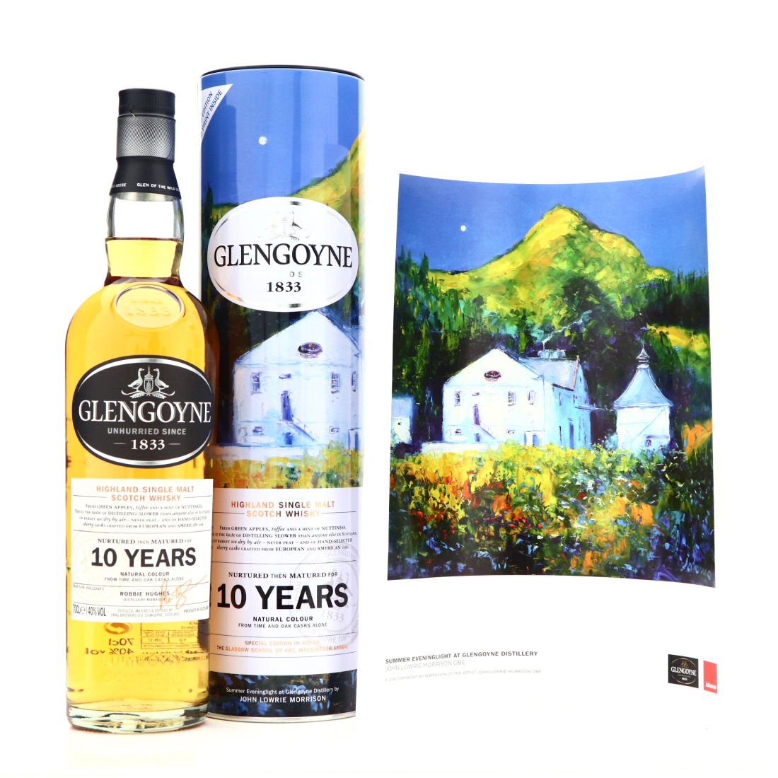 Glengoyne 10 Year Old / Glasgow School of Art Mackintosh Appeal / Summer