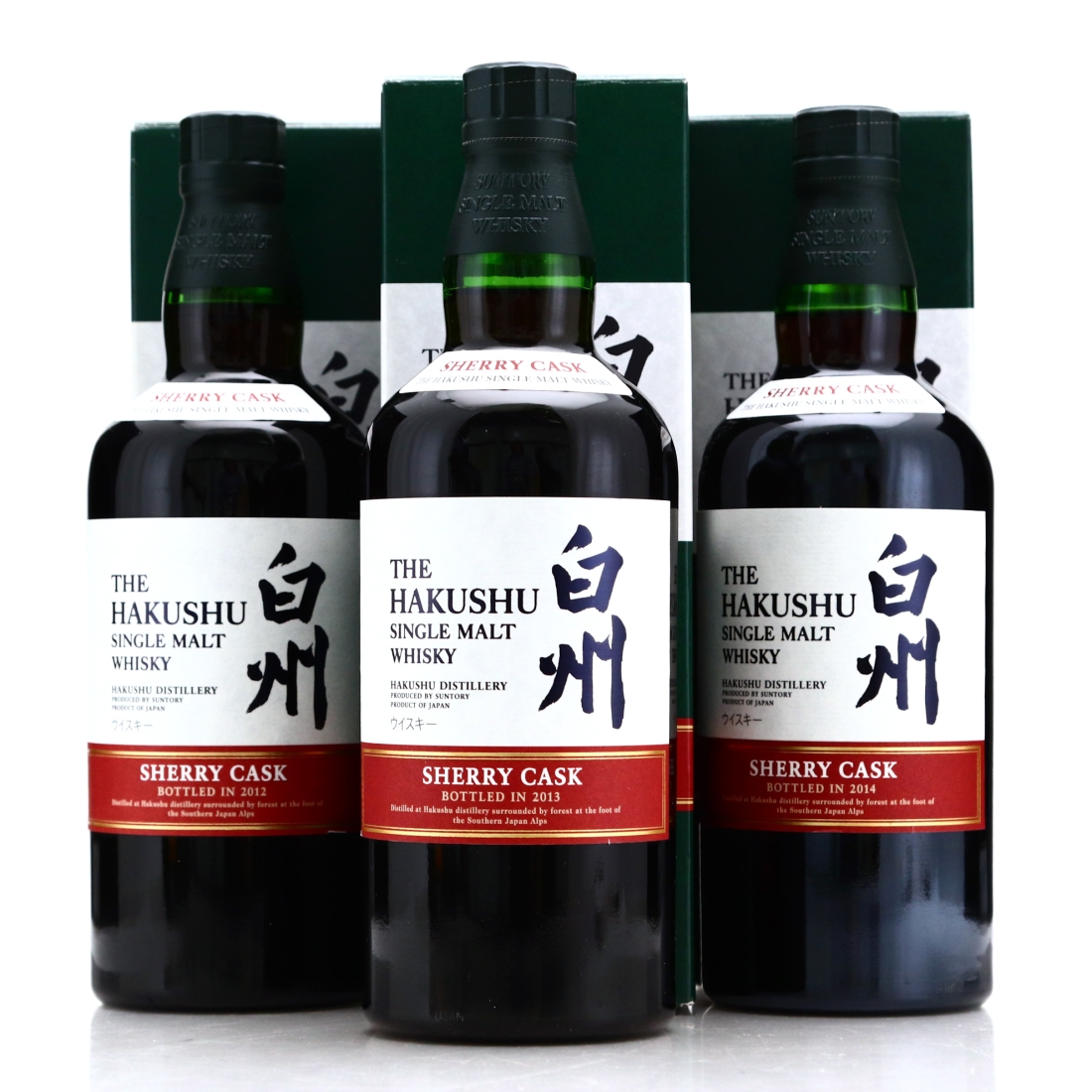Hakushu Sherry Cask 2012-2014 3 x 70cl
