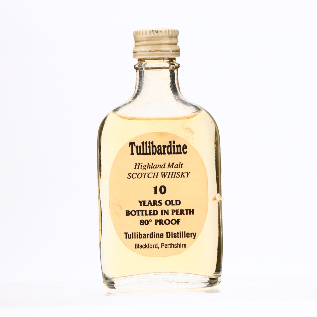 Tullibardine 10 Year Old Miniature 1970s